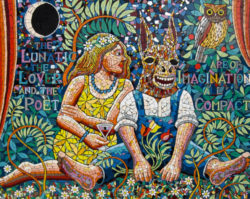 Jim Anderson - MIDSUMMERE NIGHT'S DREAM mosaic 115 cm x 146 cm