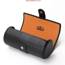 Modern Wholesale direct from factory newest product Cylindrical original leather sunglass case_4