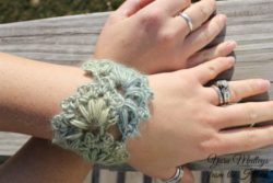 Spring-Fan-Wrist-Cuff-free-crochet-pattern-designed-by-Yarn-Medleys-from-the-Heart-exclusively-on-Cre8tion-Crochet.