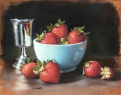 Strawberriessilvergoblet8x1018