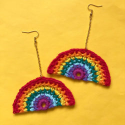 crochet earring