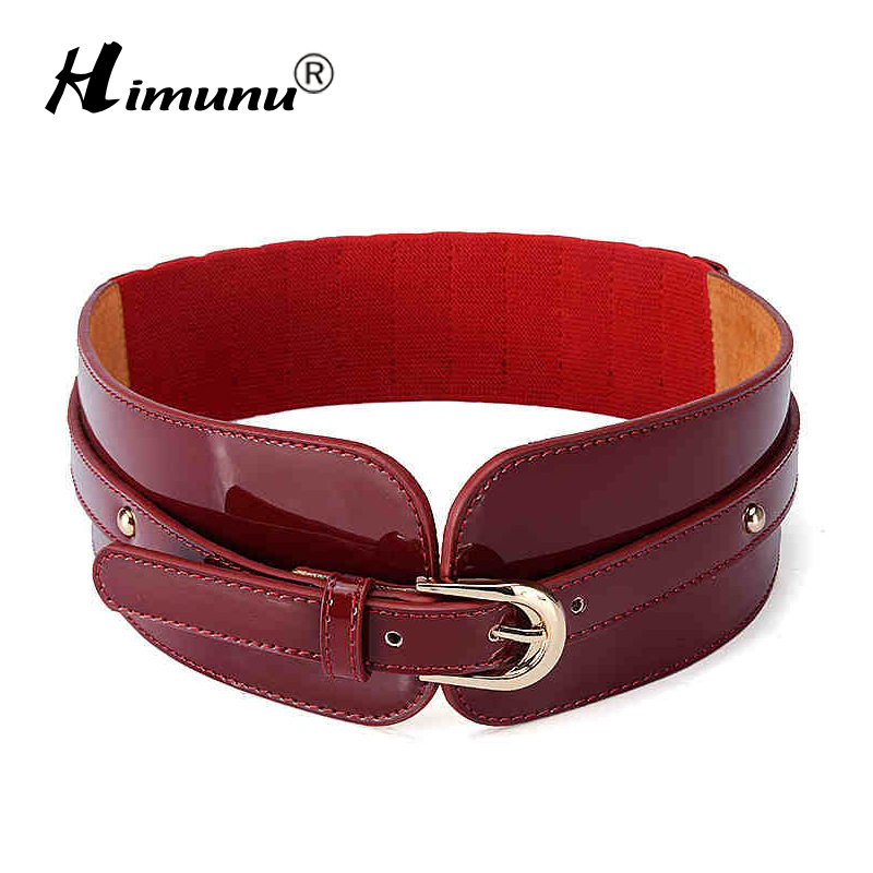 Himunu-Fashion-patent-leather-pin-buckle-women-belts-wide-elastic-coat-Cummerbund-dress-belt-for