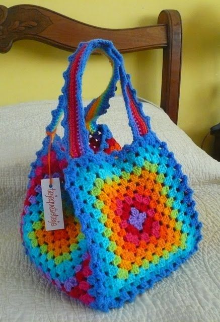 crochet lunch bag