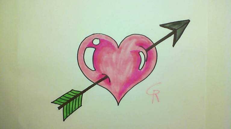 easy-heart-drawings-in-pencil-lovely-learn-how-to-draw-a-cute-heart-with-an-arrow-icanhazdraw-of-easy-heart-drawings-in-pencil