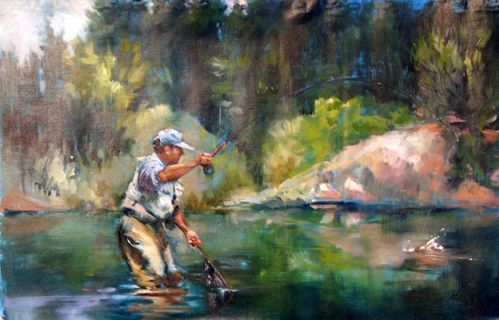 home_waters__fly_fishing_oil_painting