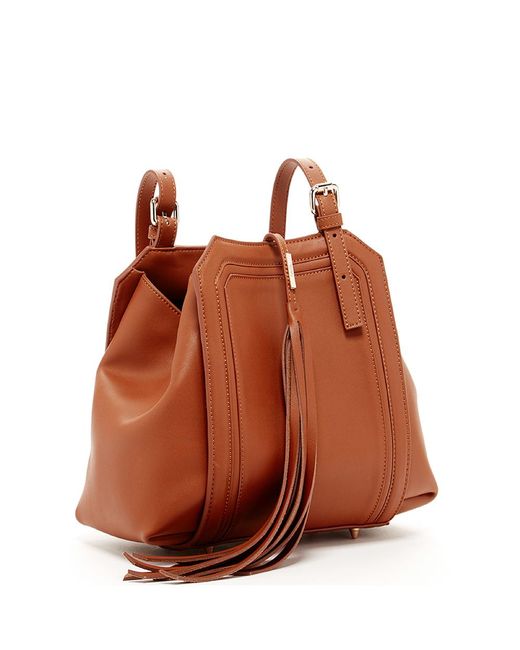 susu-designer-brown-Brown-Leather-Satchel-Bag-With-Tassels