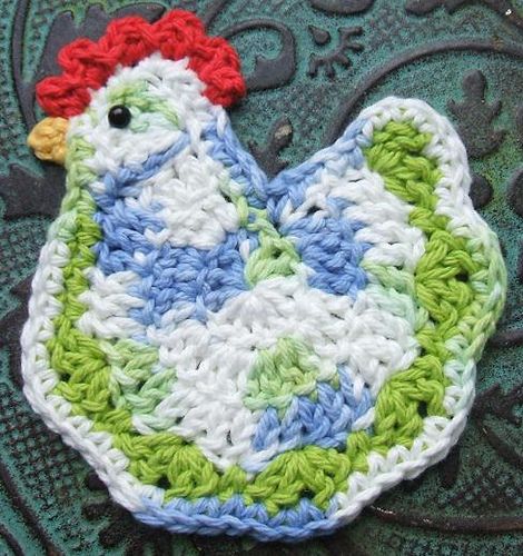 amazing crochet chicken