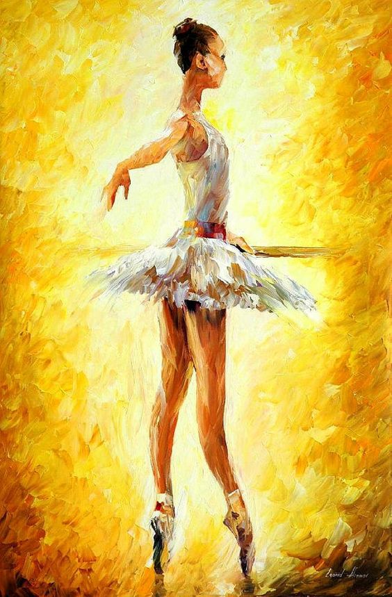 ballerina-girl-oil painting
