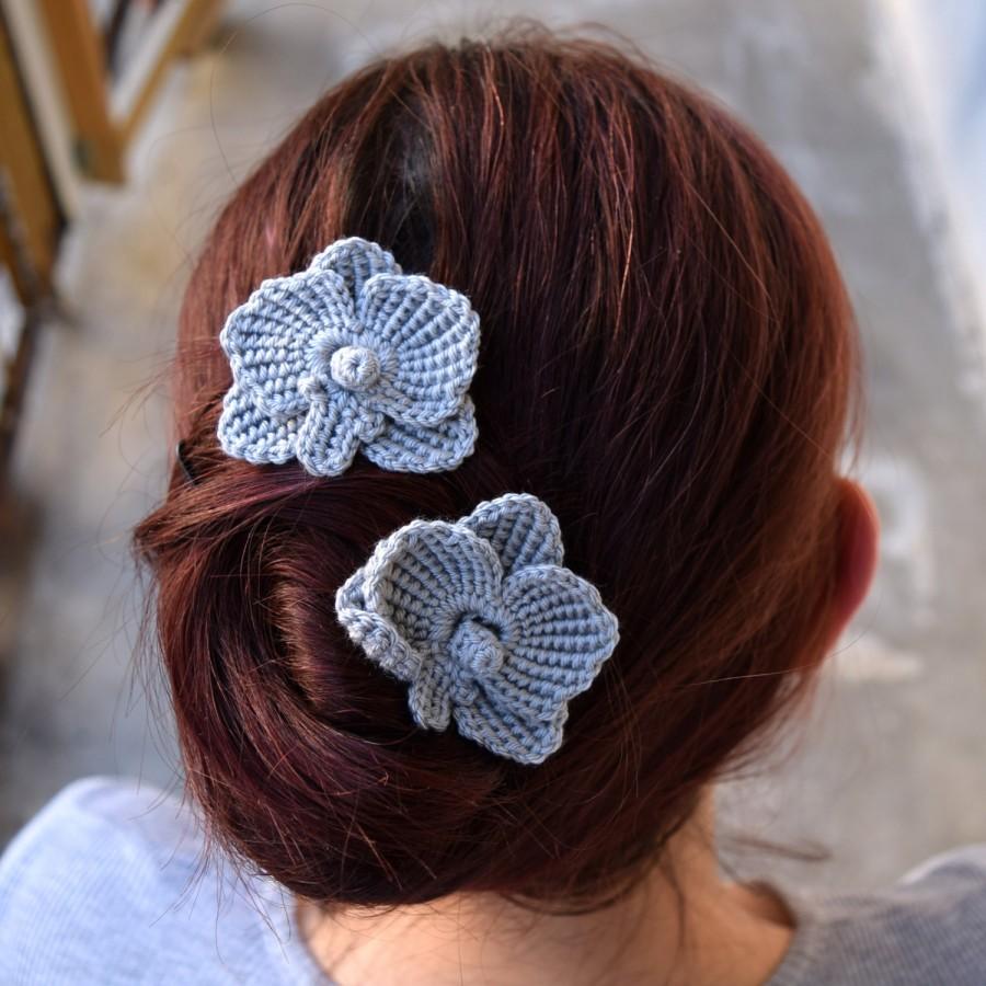 bridal-flower-hairpins-silver-gray-orchid-flowers-crocheted-soft-flowers-bridal-hairdo