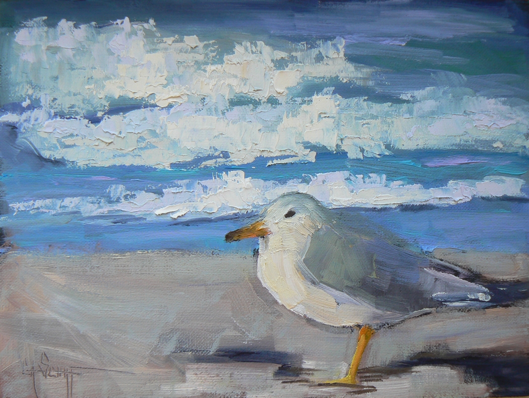 ANSeagull and sea