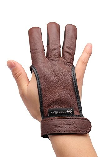 ArcheryMax-Leather-shooting-glove-3-finger-archery-glove-for-Shooting