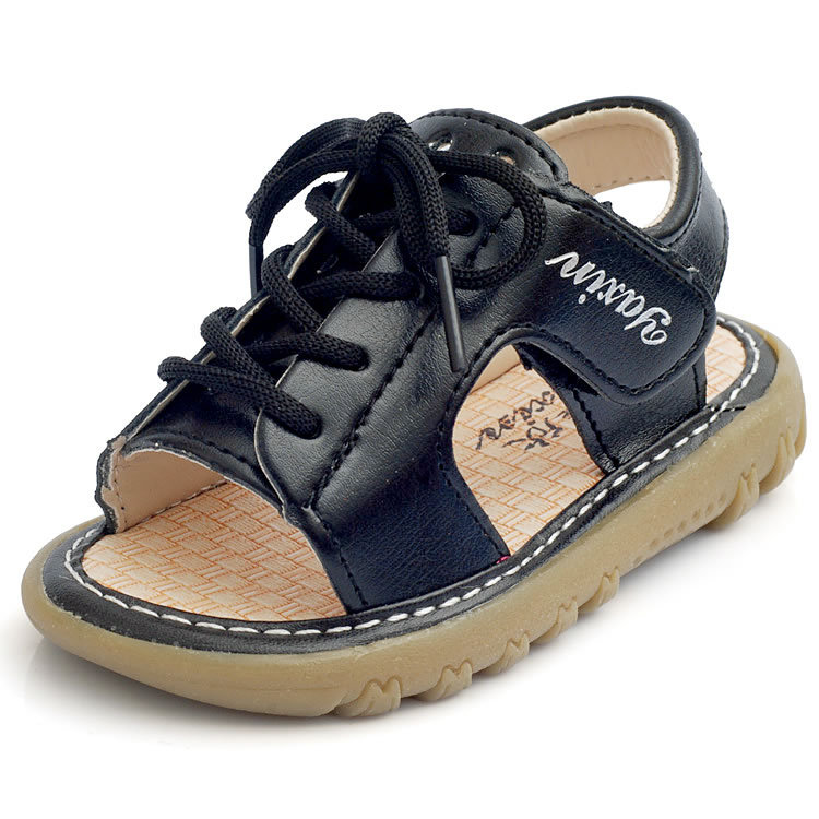 21-25-Size-children-s-baby-boy-genuine-leather-sandals-with-ribbons-summer-casual-beach-shoes
