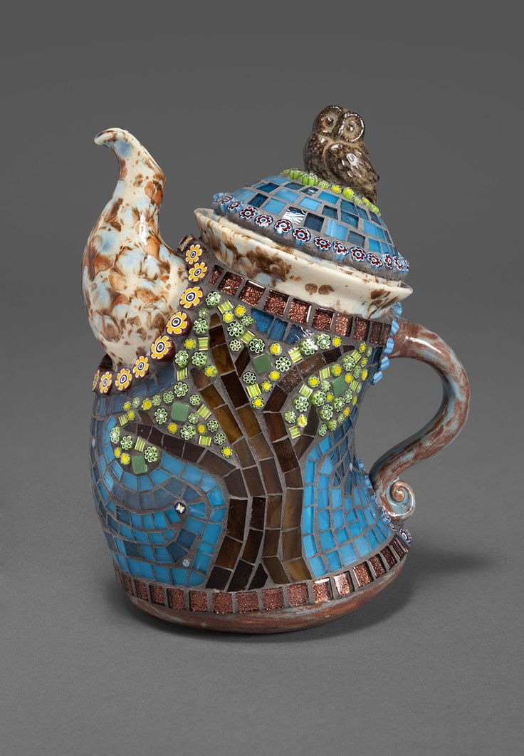 743932e6577f397608dc42071e8415a5--mosaic-art-teapots