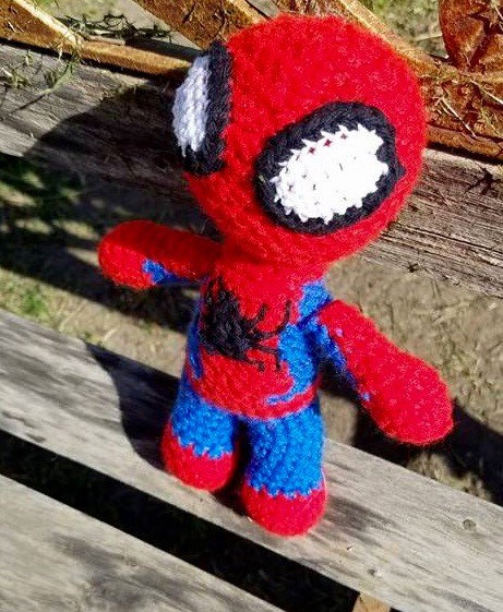 Kids toys Spiderman amigurumi Crochet spiderman spiderman birthday Spiderman doll Spiderman plush Spiderman gift Spiderman birthday DBOLDJEUAJ