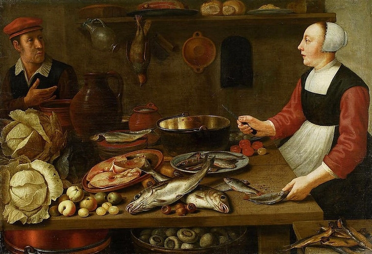 Schooten_Kitchen_interior_with_a_female_cook