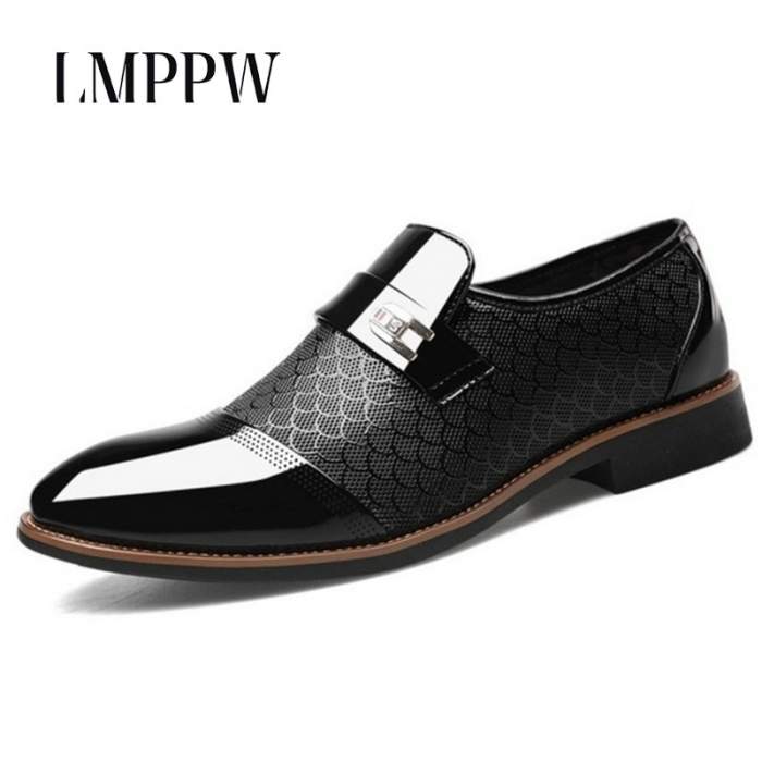 Slip-on-Men-Dress-Shoes-Men-Formal-Shoes-Leather-Luxury-Men-Flats-Black-Brown-Pointed-Toe